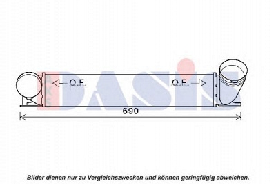 AKS DASIS 057033n -  Интеркулер